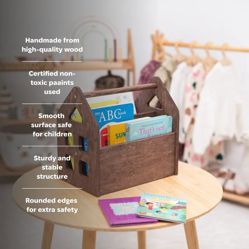 Montessori Bokhylle for Barn 